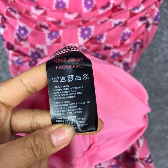 NEW Urban Outfitters UO Austin Mesh Dress Floral Pink Size M - Picture 8 of 8